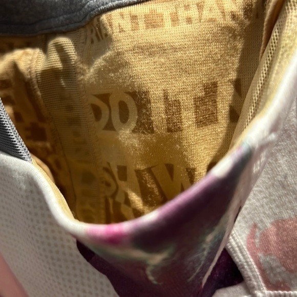 Lululemon Floral Scoop Neck Halter Back Rare Activewear Top Sz 6 - Picture 3 of 9